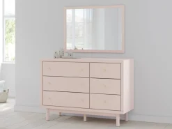 Mor Furniture Bedroom Mirrors|Wistenpine Mirror In Blush