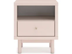 Mor Furniture Kids Beds & Bunk Beds|Wistenpine Panel Bed, Dresser, Mirror & Nightstand In Blush, Twin