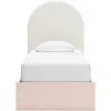 Mor Furniture Kids Beds & Bunk Beds|Wistenpine Panel Bed In Blush, Twin