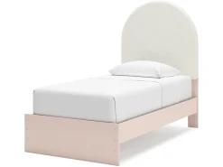 Mor Furniture Kids Beds & Bunk Beds|Wistenpine Panel Bed In Blush, Twin