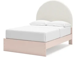 Mor Furniture Kids Beds & Bunk Beds|Wistenpine Panel Bed In Blush, Twin