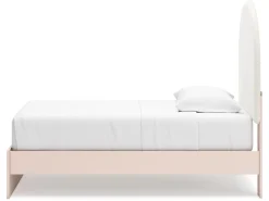 Mor Furniture Kids Beds & Bunk Beds|Wistenpine Panel Bed In Blush, Twin