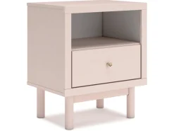 Mor Furniture Kids Beds & Bunk Beds|Wistenpine Panel Bed W/ Storage, Dresser, Mirror & Nightstand In Blush, Twin
