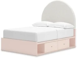 Mor Furniture Kids Beds & Bunk Beds|Wistenpine Storage Bed In Blush, Twin
