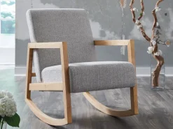 Mor Furniture Chairs|Wychworth Rocking Chair In Stone