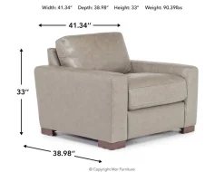 Mor Furniture Chairs|York Chair In York Chestnut Leather