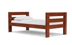 Mor Furniture Kids Beds & Bunk Beds|Young Pioneer Bed In Cinnamon, Twin