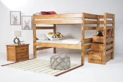 Mor Furniture Kids Beds & Bunk Beds|Young Pioneer Bunk Bed In Natural, Twin