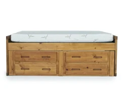 Mor Furniture Kids Beds & Bunk Beds|Young Pioneer Captain Bed W/ 4 Drawer Storage In , Twin Natural