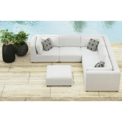 Mor Furniture Outdoor Sectionals|Zandara Outdoor 5 Piece Sectional In Beige
